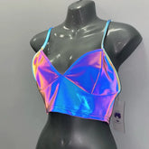 Let It Shine Reflective Crop Top